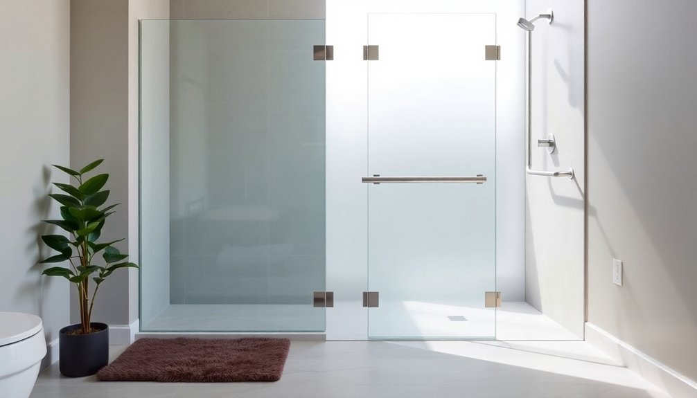 accessible curbless shower design