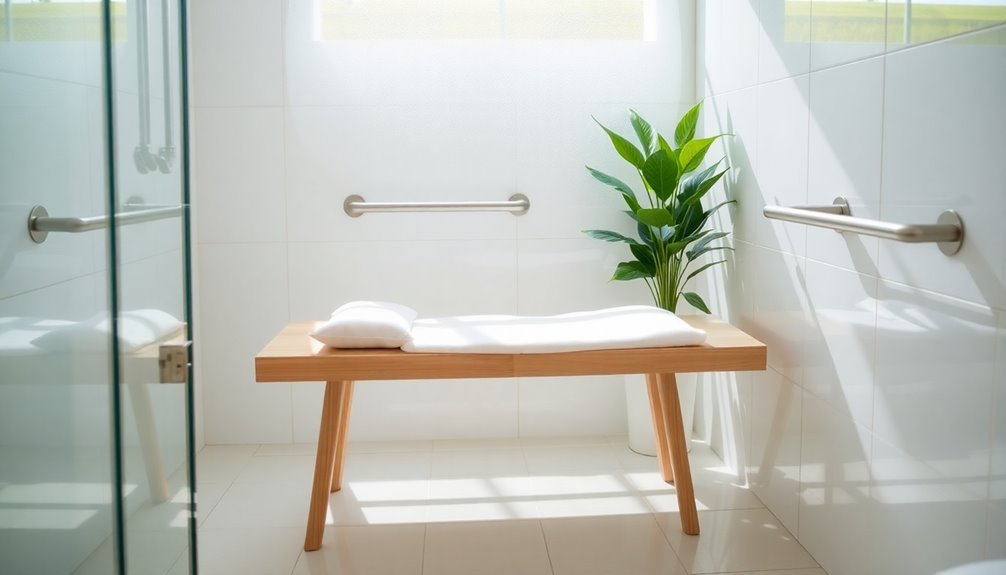 bathing stability shower benches