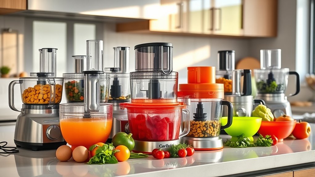 choosing kitchen food processors