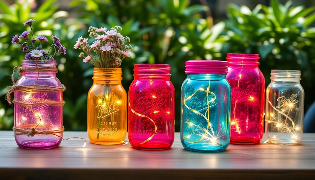 creative mason jar decor