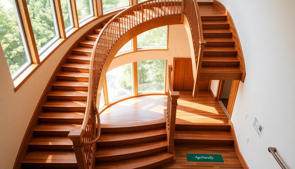 elder friendly staircase design features