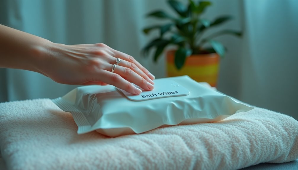 elderly bath wipes selection