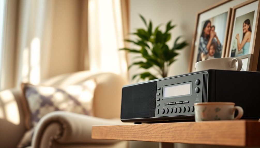 elderly friendly radio cd player