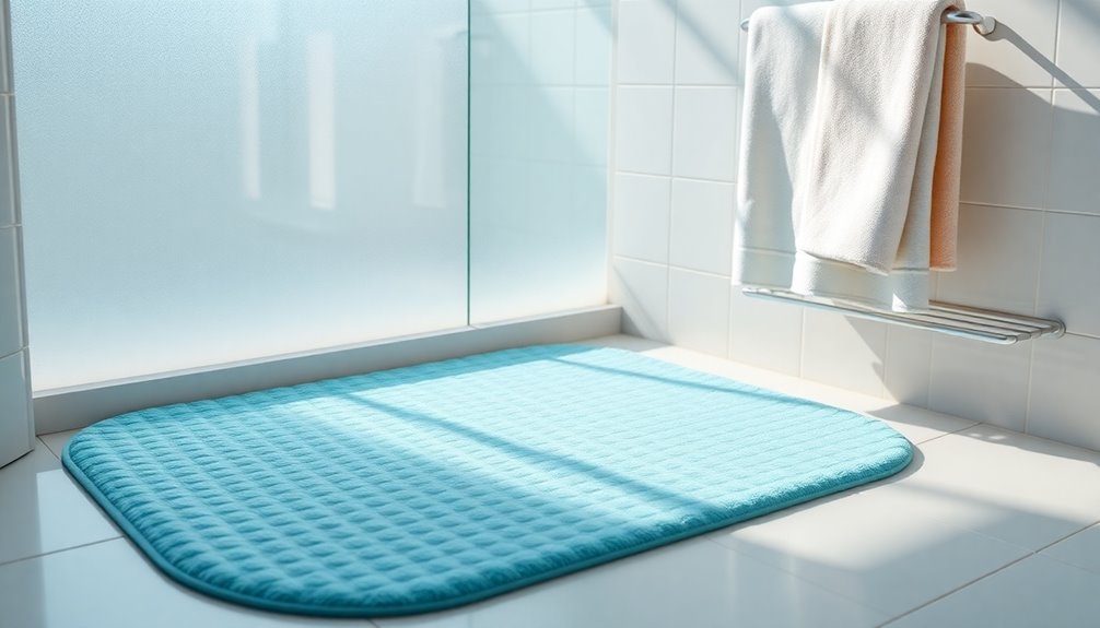 elderly shower mat safety