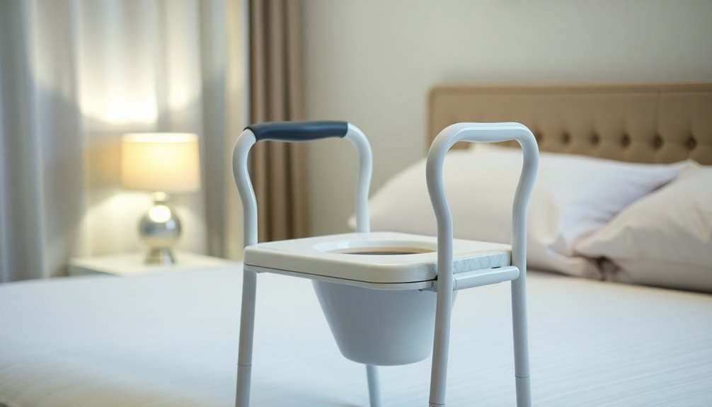 selecting elderly bedside commode