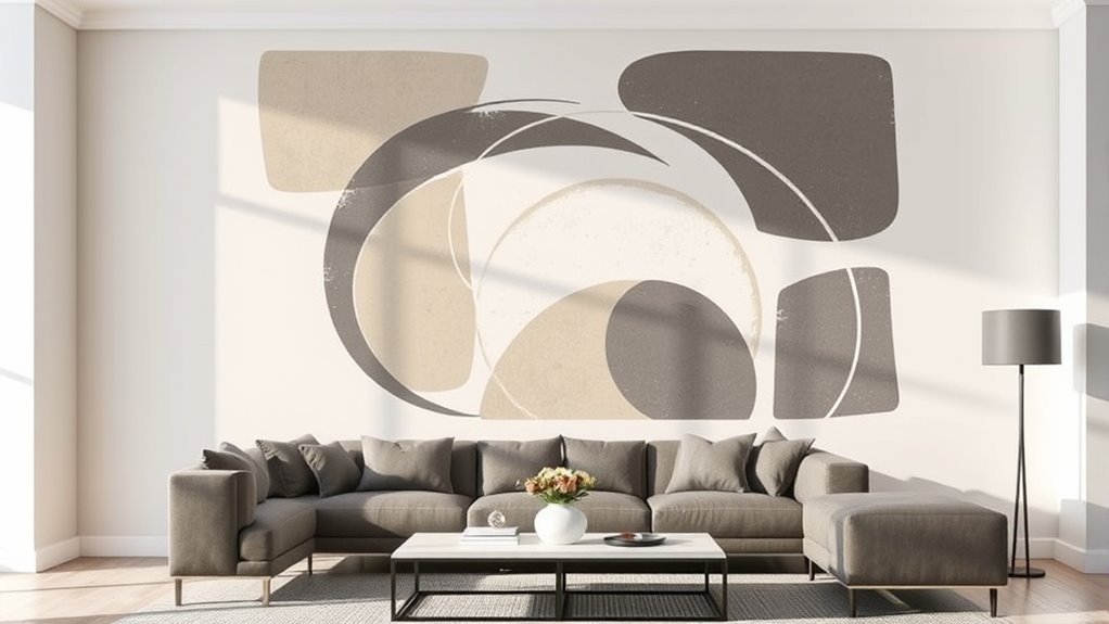 abstract color layering techniques