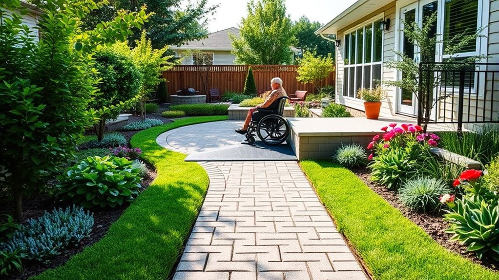 accessible inviting garden pathways