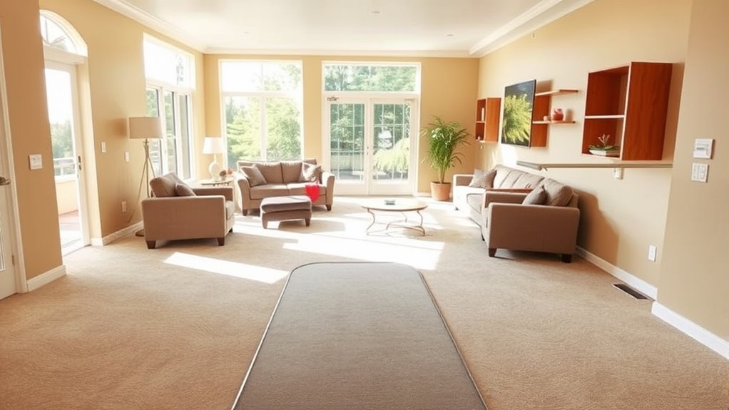 accessible well lit navigable interior