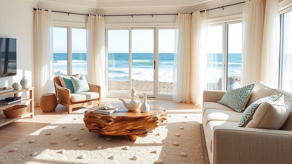 beach inspired coastal decor