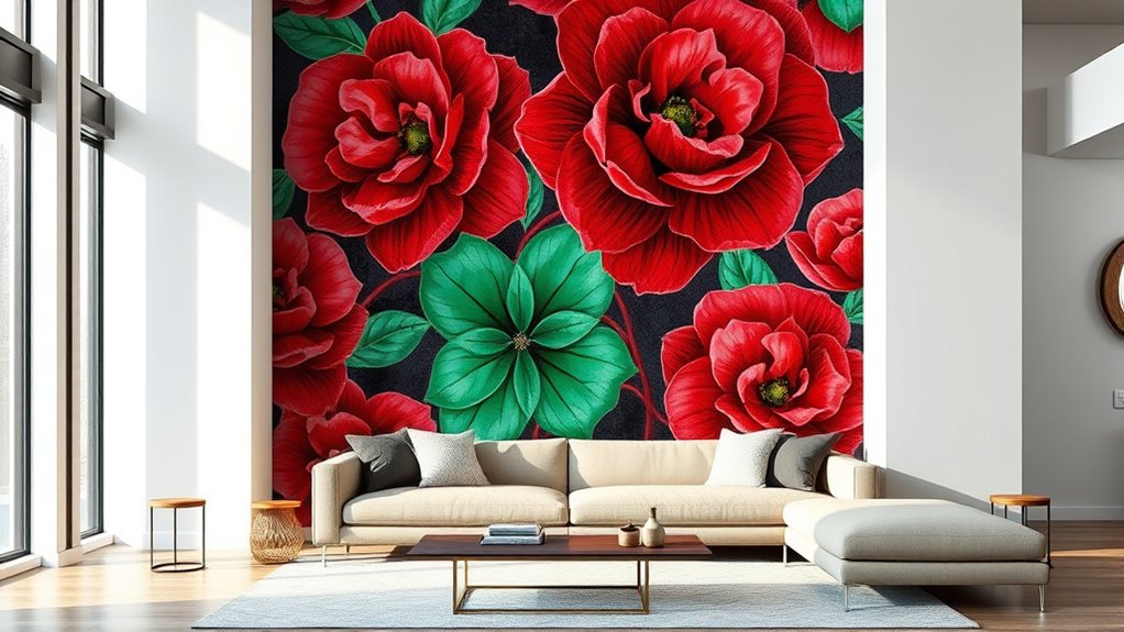 bold patterns create dramatic focal points