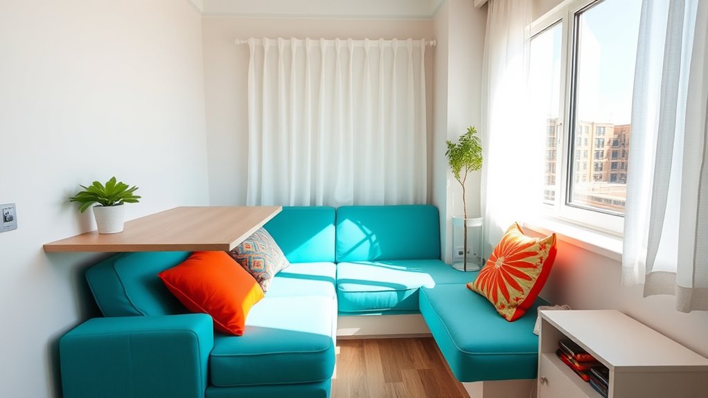 choose multifunctional space saving furniture