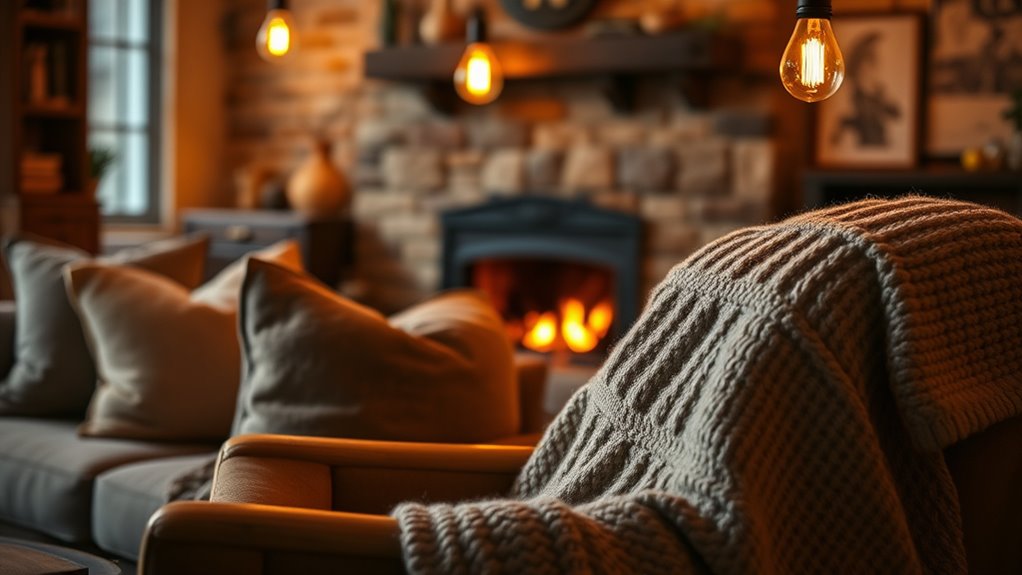 choose warm amber lighting