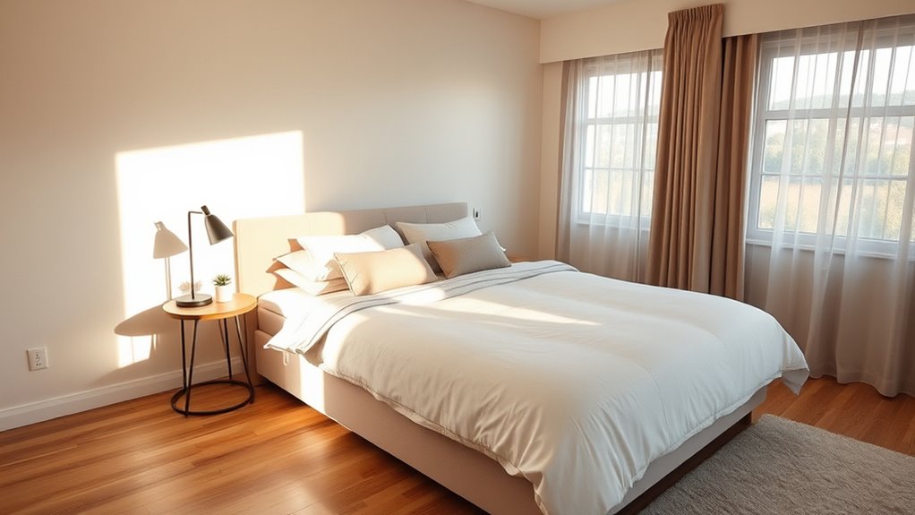 comfortable accessible sleeping environment