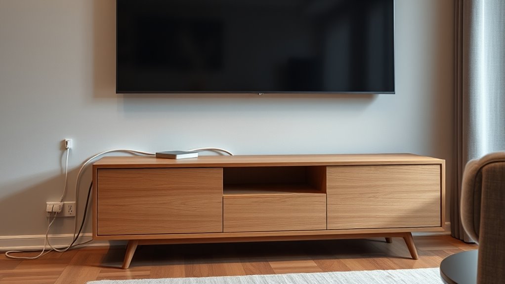 concealed organized safe wiring