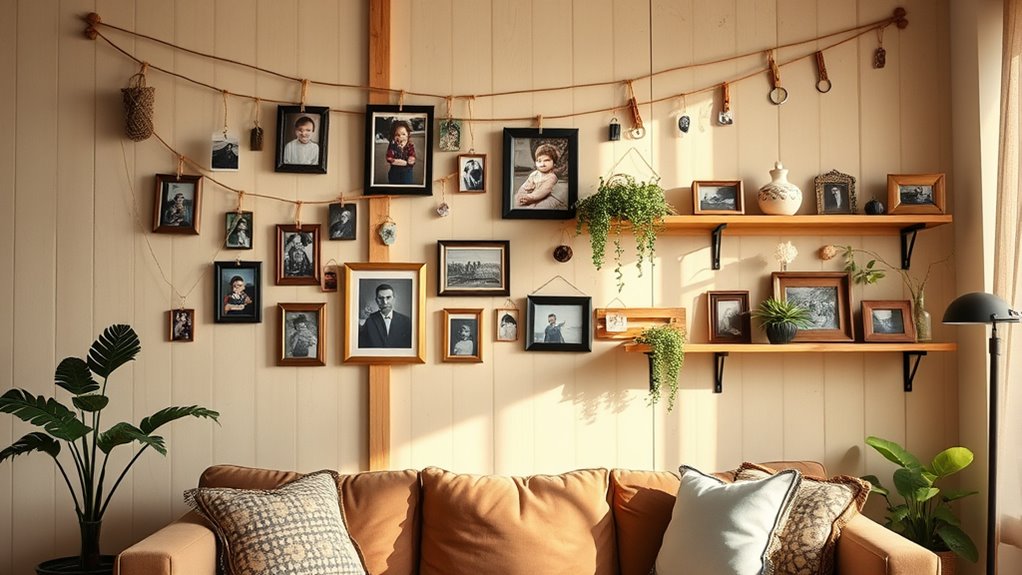 creative display hanging techniques