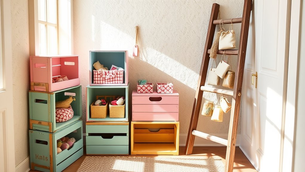 creative farmhouse storage ideas