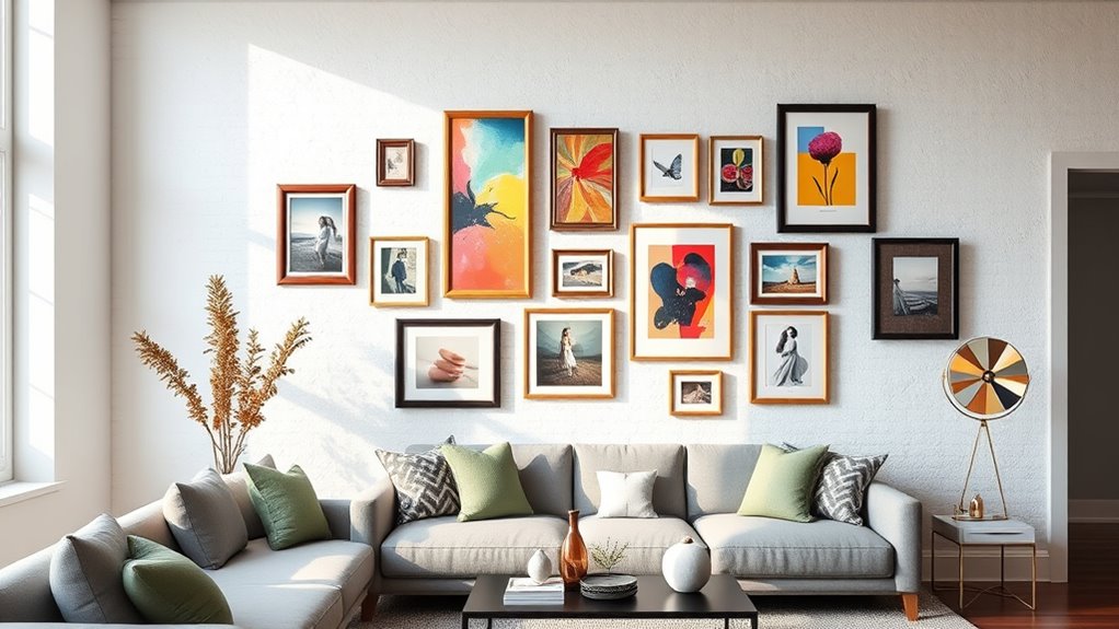 flexible damage free gallery displays