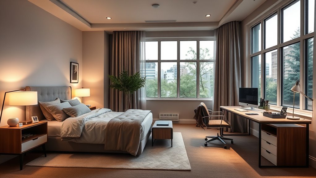 layered adjustable lighting options