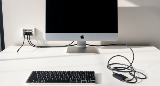 organized cable storage solution