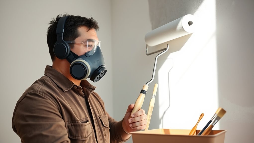 safe clean painting techniques