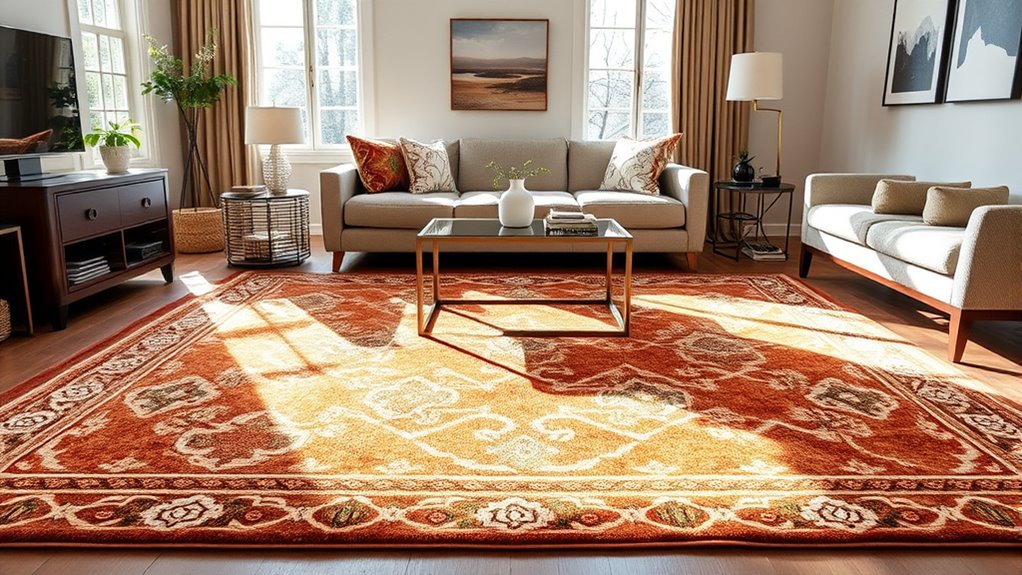 select appropriate rug dimensions