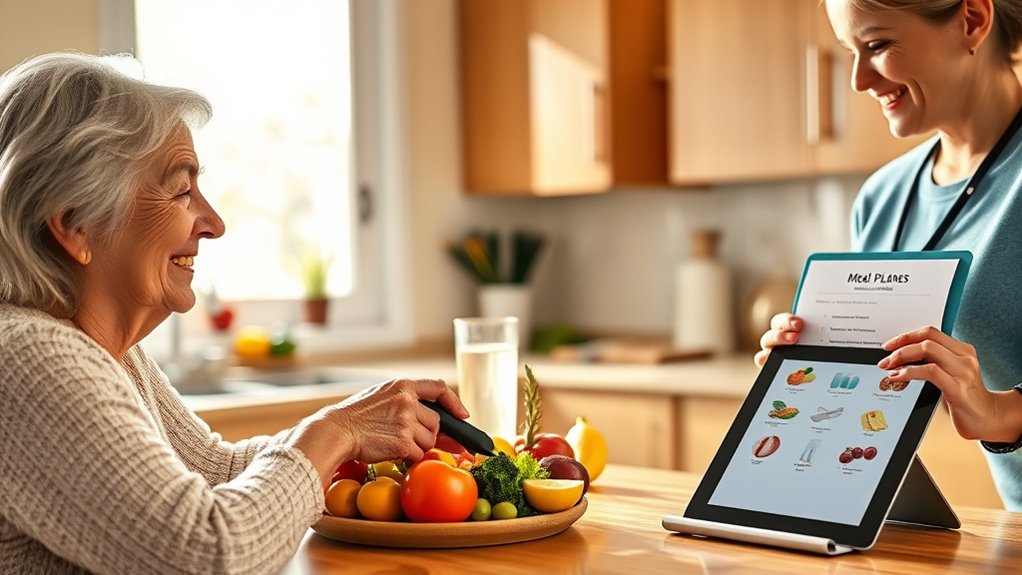 senior home meal support