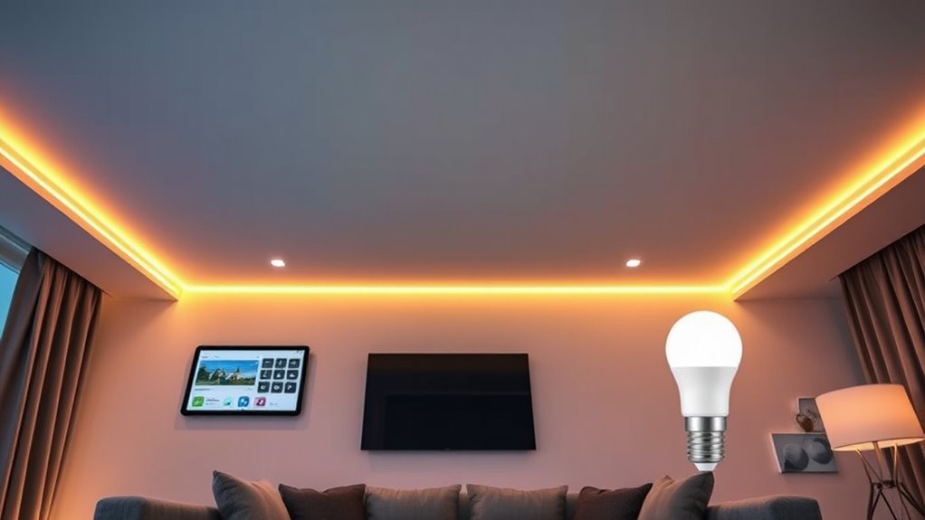 temporary customizable smart lighting