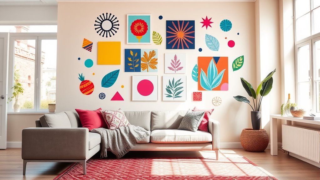 temporary wall art solutions