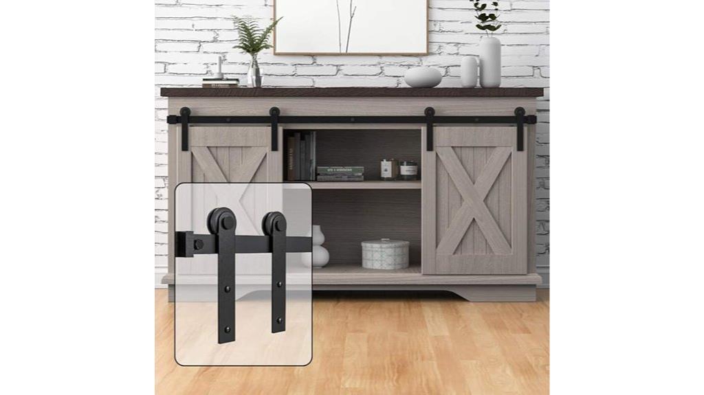 6ft barn door hardware