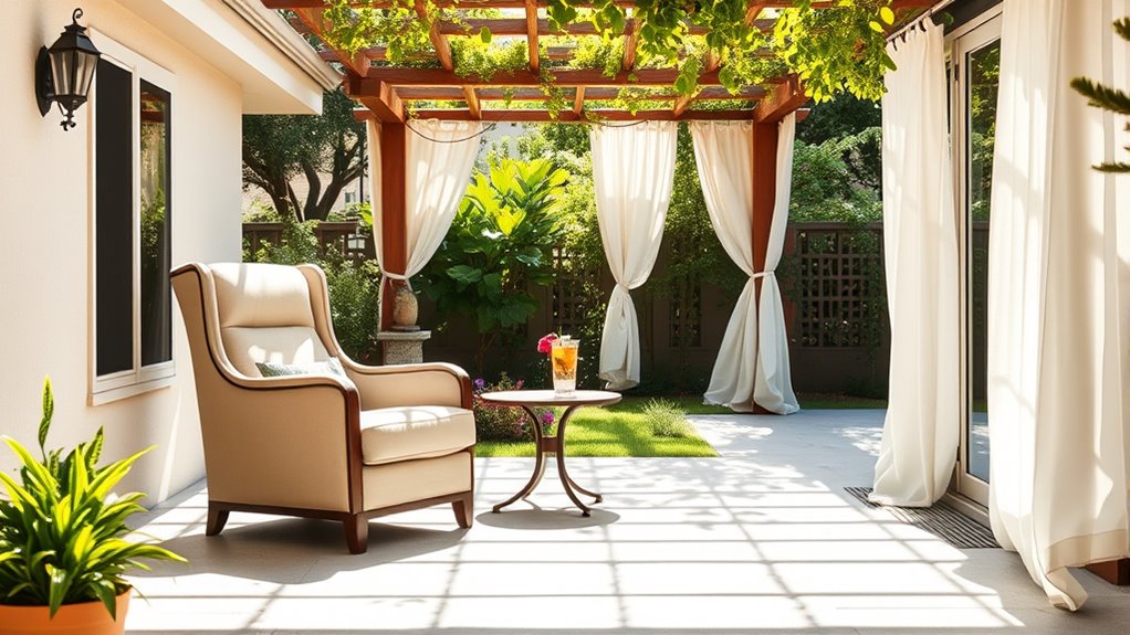 accessible luminous outdoor space