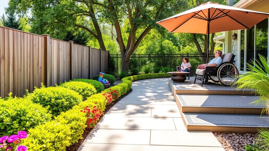 accessible safe outdoor living