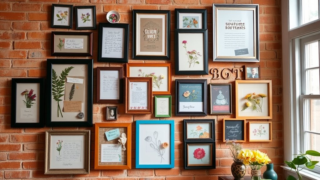 affordable diy gallery wall