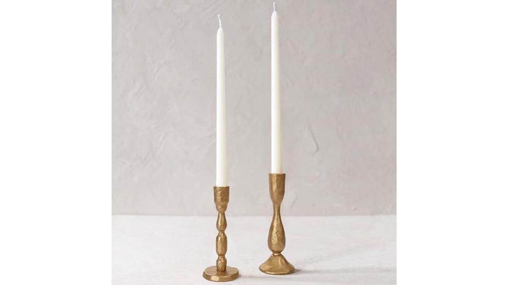 antique brass iron holders