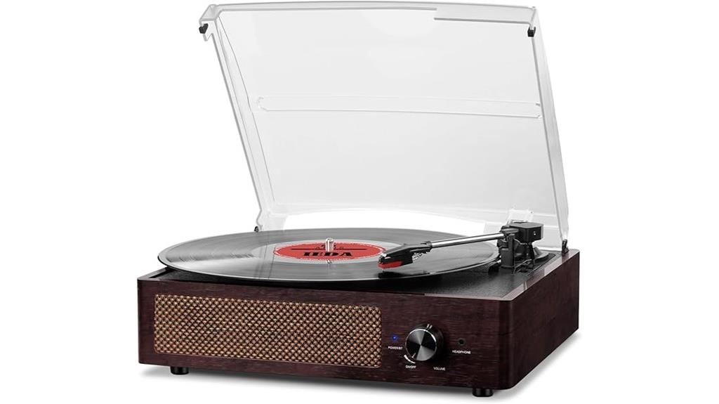 bluetooth vinyl turntable system