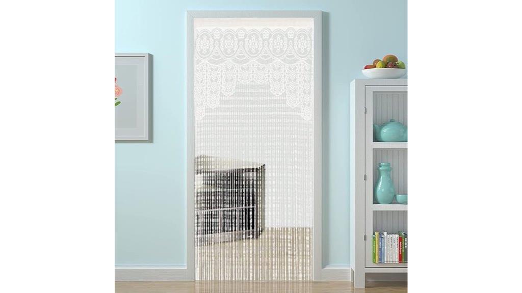 boho lace door curtain