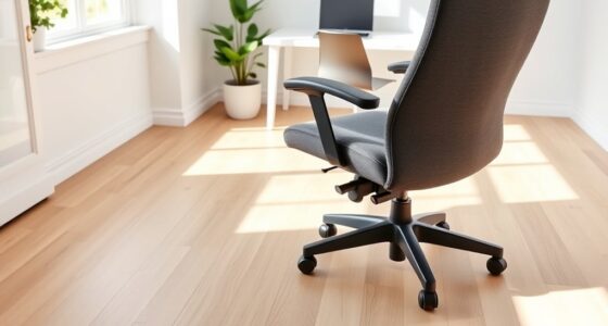 chair friendly home office flooring