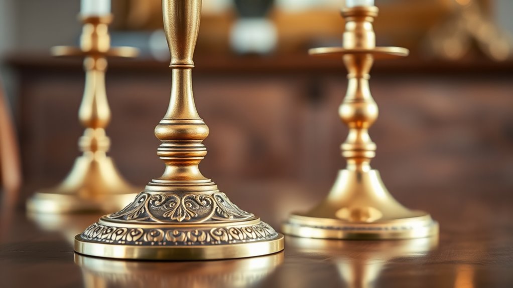 choosing quality vintage brass candlesticks