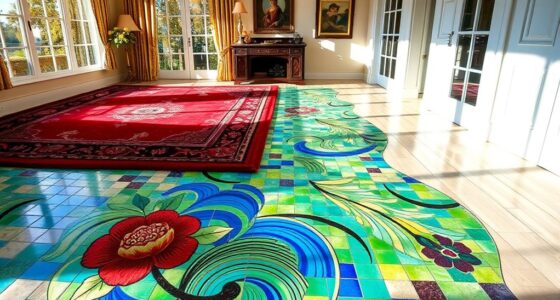 colorful rugs and tiles