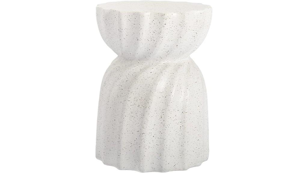 concrete lightweight outdoor table