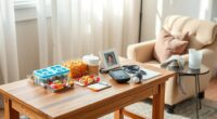 create a comprehensive home caregiving station