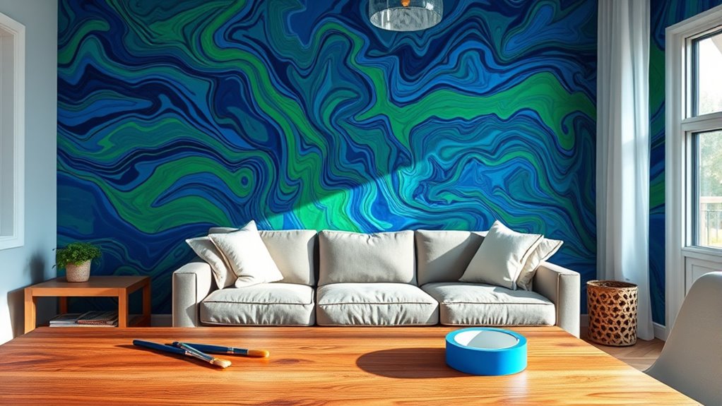 create eye catching accent walls