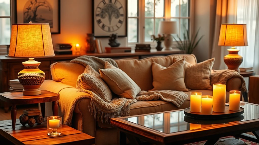 create warm inviting atmosphere