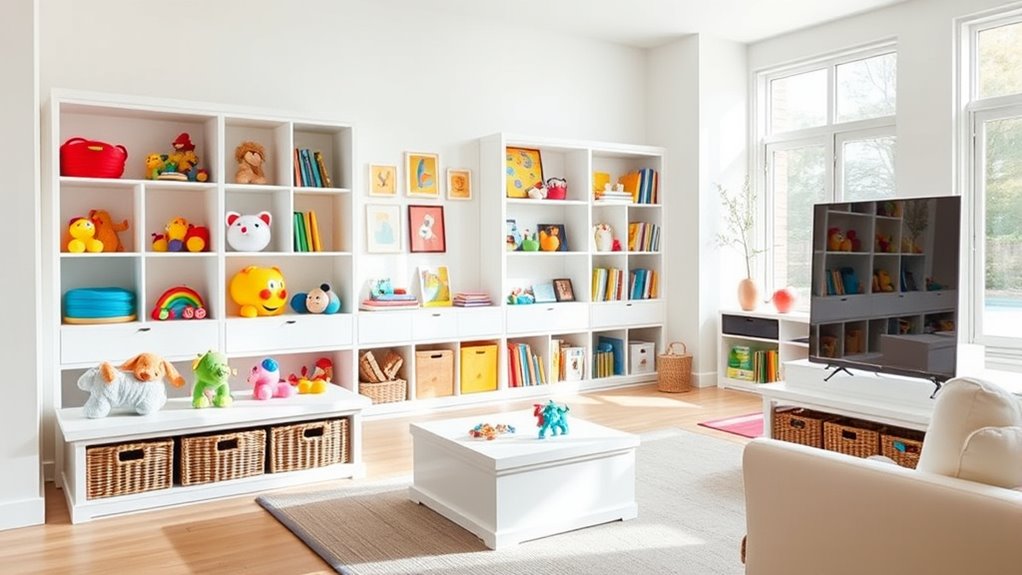 creative diy playroom storage