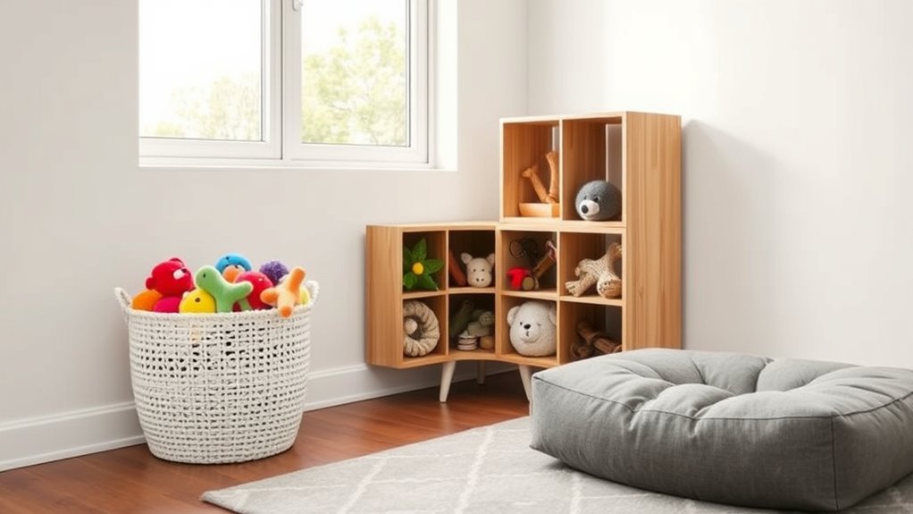 creative pet toy organization