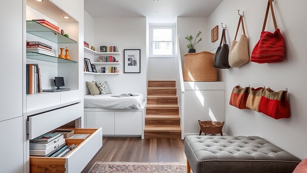 creative storage solutions for small apartments