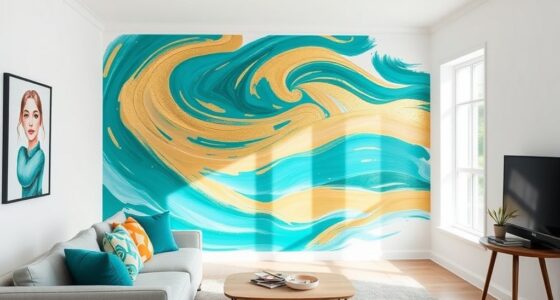 diy color accent wall