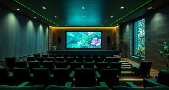 eco friendly home theater setup