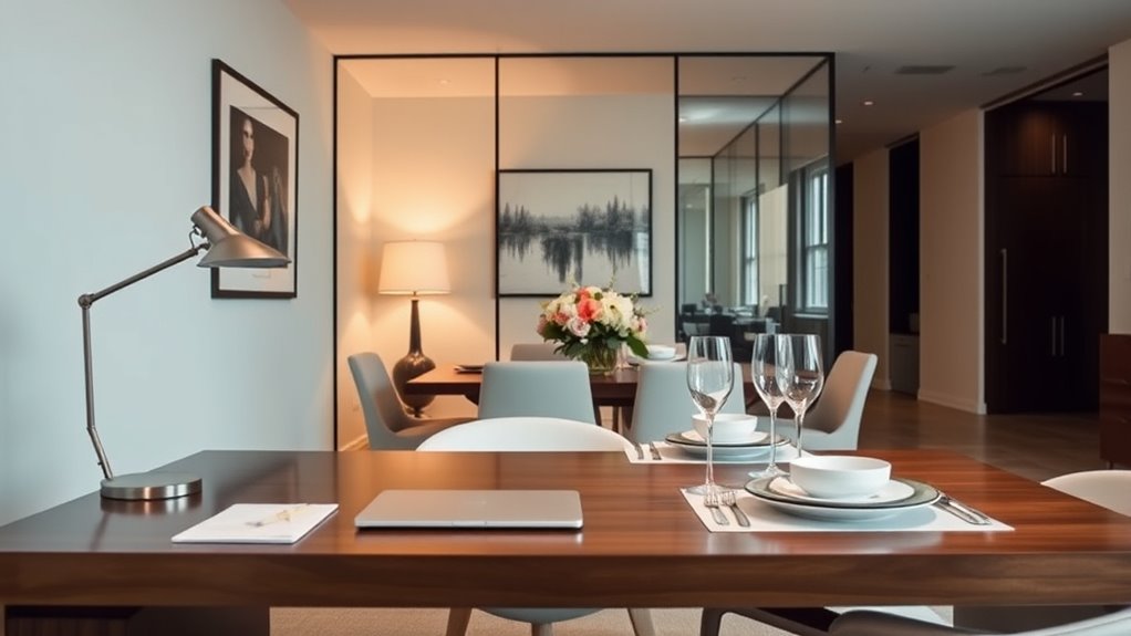 flexible furniture and lighting