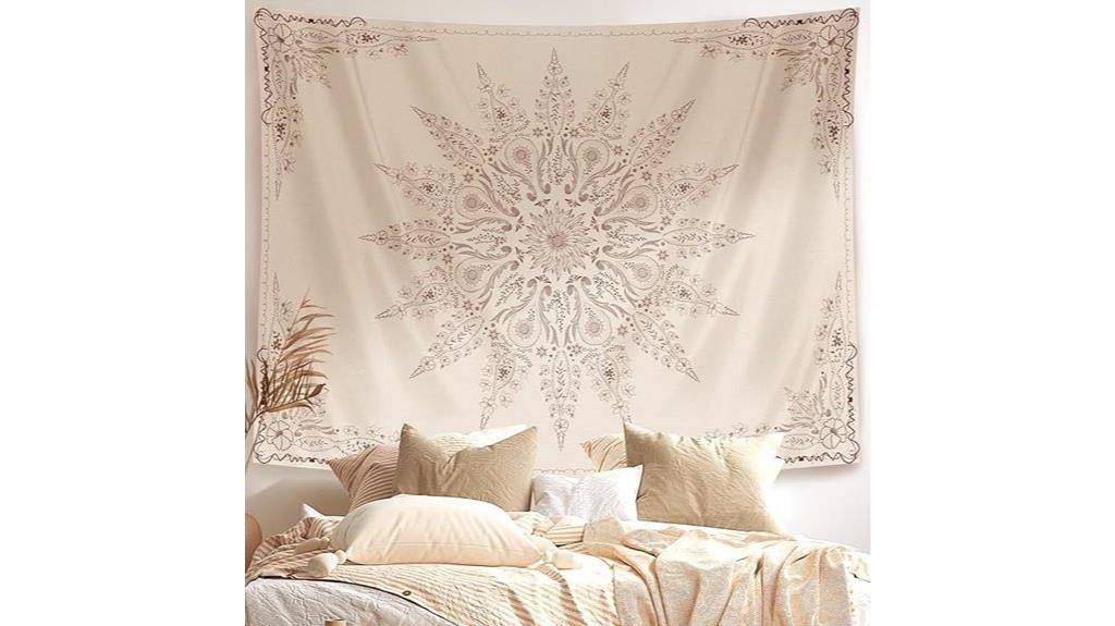 floral tapestry wall hanging