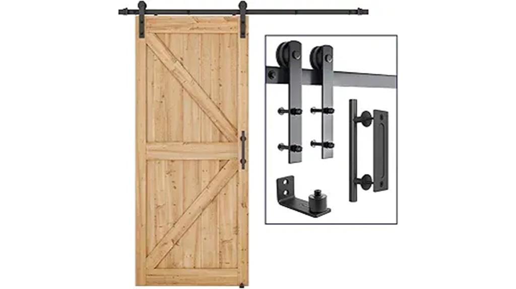 heavy duty barn door hardware
